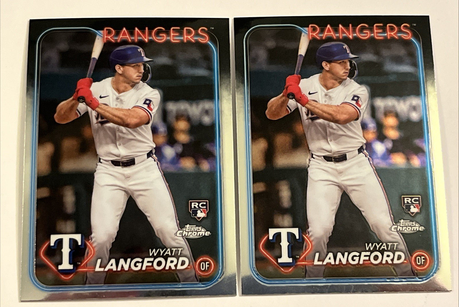 2 - 2024 Topps Chrome Wyatt Langford RC #122
