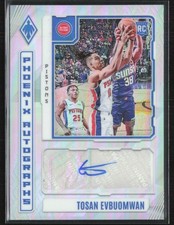 Tosan Evbuomwan 2023-24 Panini Phoenix RC Auto #PA-TEV Detroit Pistons