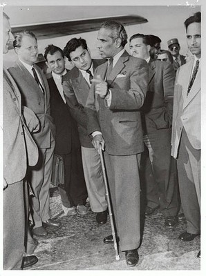Krishna Menon of India Prime Minister Pandit Nehru's personal envo- Old Photo