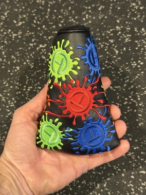 Scotty Cameron Circle T Mid Mallet Paint Splash Headcover Noob