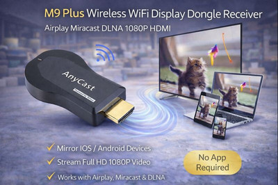 M9 Plus Wireless WiFi Display Dongle Empfänger Airplay Miracast DLNA 1080P HDMI.
