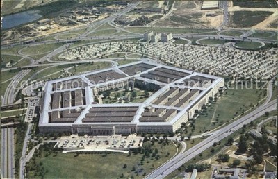 Arlington Virginia Pentagon aerial view