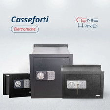 Cassaforte Elettronica Digitale da Muro Incasso con Chiave e Combinazione