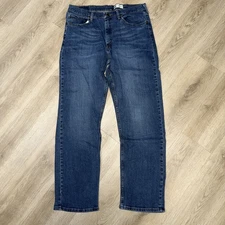 Wrangler Jeans Mens W34 L32 Blue Relaxed Fit Denim Cowboy Western