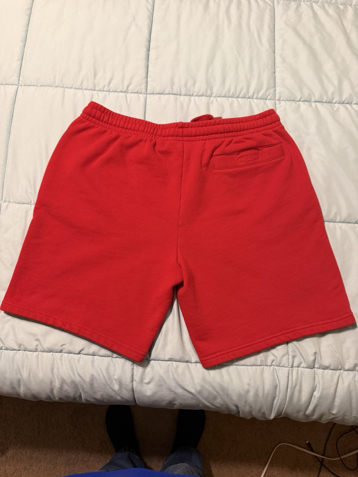Lacoste Men's Sport Tennis Fleece Shorts Red, Size XL thumbnail 2