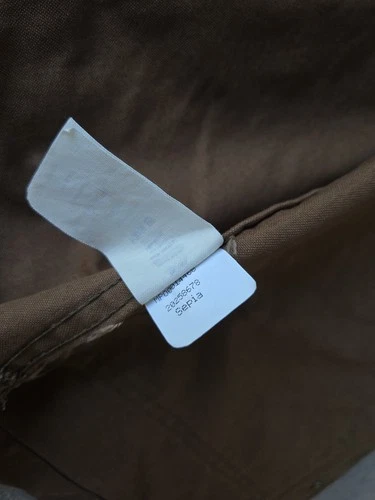 Filson Dry Tin Cloth Jac-Shirt | Small | Made in USA | Sepia | Discontinued image 7