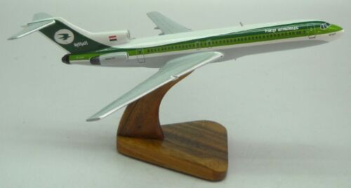 B-727 Iraqi Airways Boeing B727 Airplane Wood Model Small - Afbeelding 1 van 1