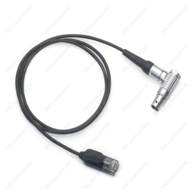 Right angle 1B 10Pin ARRI ALEXA(Male) to Ethernet(Male) Camera Control Cable 40''