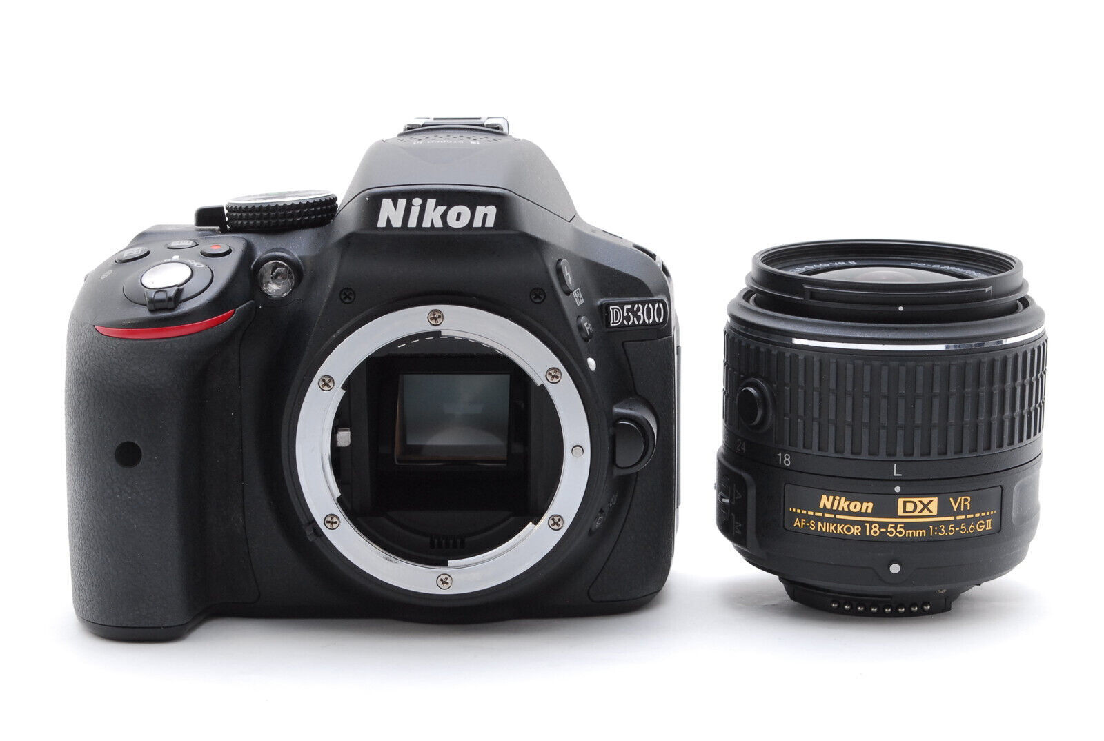 Nikon D5300 24.2MP DSLR Camera "NMint" 2015443 Kit w/ AFS DX 1855mm