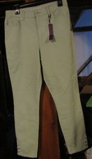 GLORIA VANDERBILT WOMANS SZ 8 AMANDA DESERT SAGE GREEN ANKLE JEAN PANTS NWT