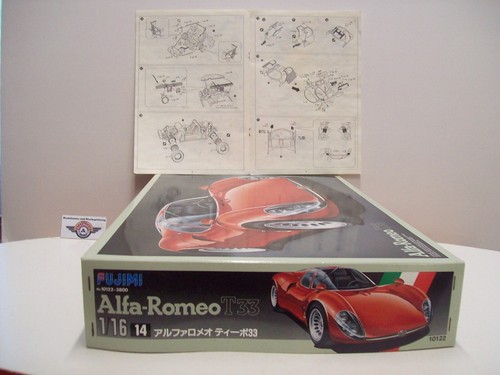 Fujimi Alfa Romeo T33 "Caja vacía" escala 1:16, 1967, Made in Japan - Imagen 5 de 5