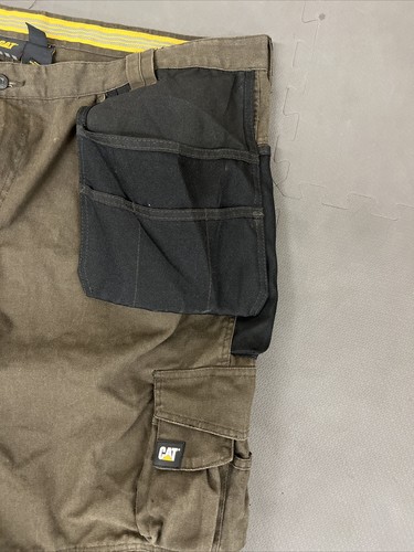 Caterpillar Arbeitshose Herren CAT Trademark Holster CARGO Werkzeugtaschen Gr. 50/30 - Bild 2 von 13