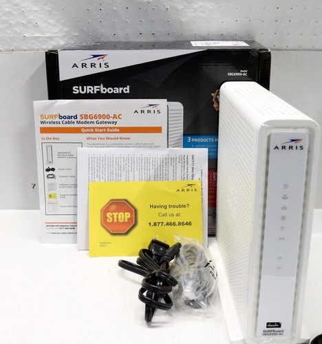ARRIS SURFboard SBG6900AC Docsis 3.0 Cable Modem & AC1900 Wi-Fi Router - Picture 4 of 7