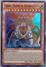 Yugioh - Tierra, Source of Destruction - RATE-EN027 - Super Rare - 1st Ed. -NM/M