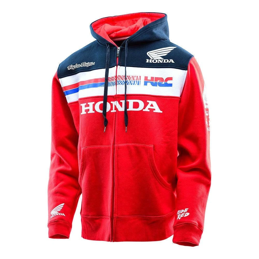 Moto GP Honda HRC 93 Racing Menu0026#039;s Zipper Hooded Fashion Jacket Hoodie  Sweatshirt | eBay