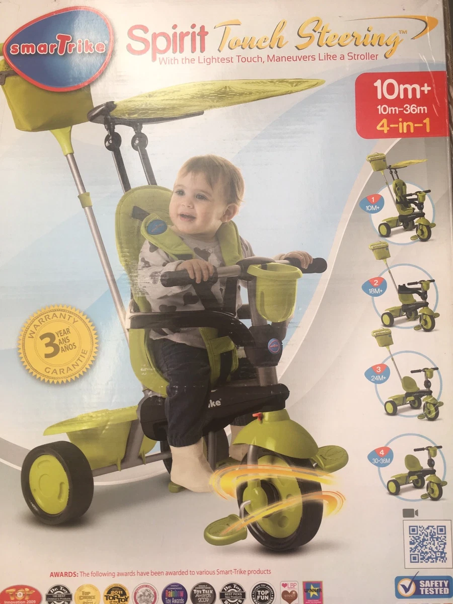 SmarTrike 4 in 1 Spirit with Touch Steering Green NEW