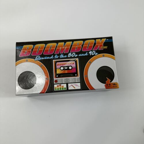 BOOMBOX REWIND TO THE 80s 1980s AND 90s 1990s MUSIC CARD GAME BUFFALO