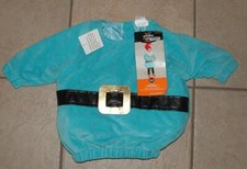 NEW Unisex Infants 6-12 Bright Blue Soft Halloween Gnome Costume HYDE EEK