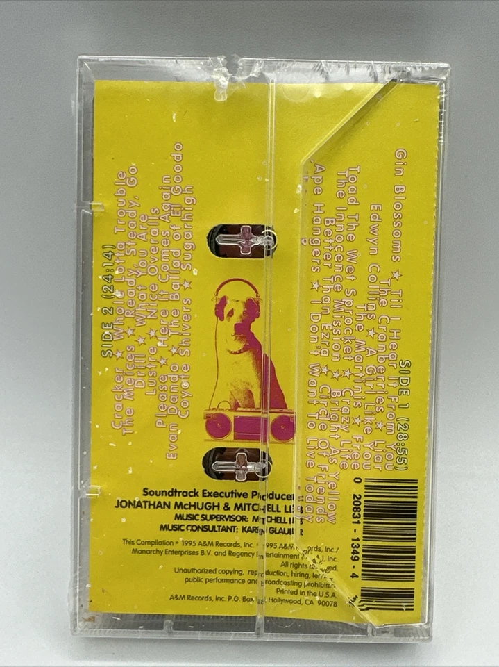 1995 Empire Records Soundtrack SEALED! Cassette 90s Alt.Rock Pop (Cut out) RARE! - Image 2 of 4