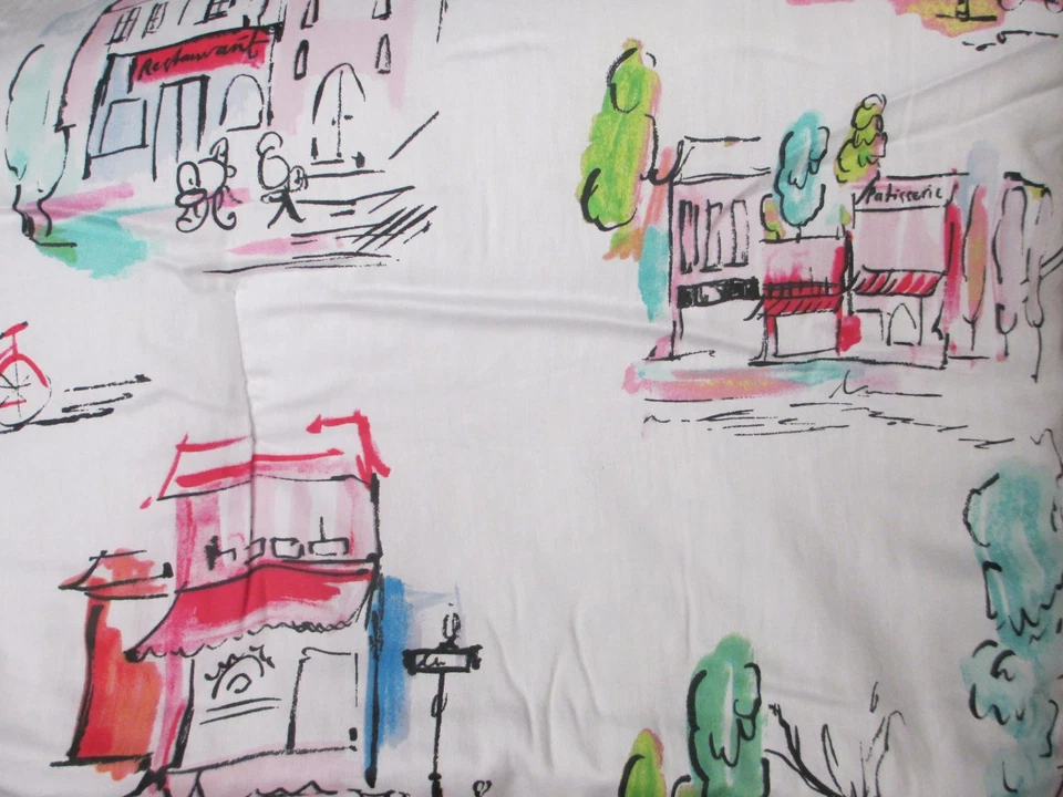 CYNTHIA ROWLEY 儿童 5 件套巴黎埃菲尔铁塔水彩被子套装 - 全尺寸/大号 — 第 4/4 张图片