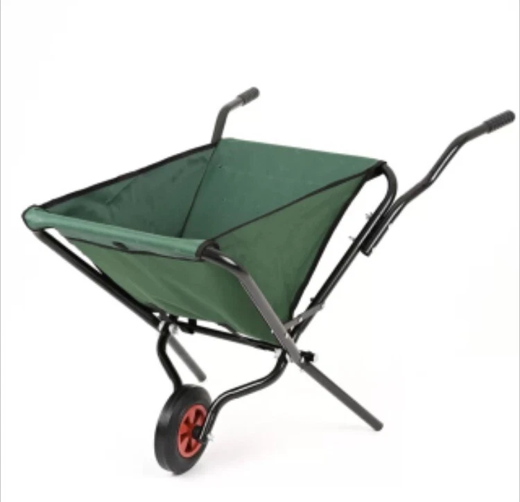 WHEELBARROW FOLDING FOLDABLE LIGHTWEIGHT IDEAL GARDEN WHEEL BARROW NEW