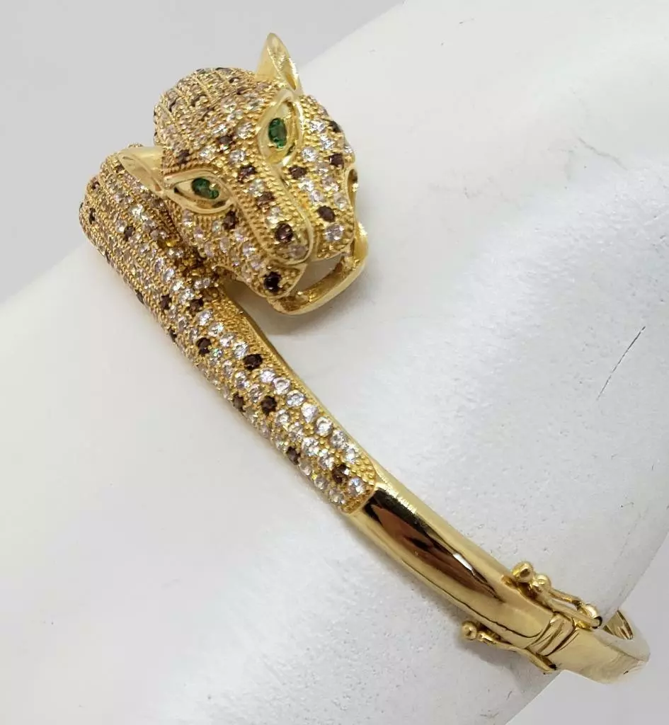 Gold Cheetah Men's Bracelet – aabhushan Jewelers