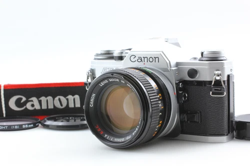 [Almost MINT] Canon AE-1 35mm Film Camera SLR FD 50mm f1.4 SSC Lens From JAPAN