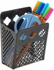 Magnetic Pen Holder, Mesh Metal Strong Magnet Dry Erase Marker Holder Pencil Org