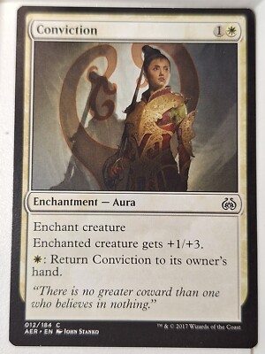 Conviction - Aether Revolt - Magic the Gathering MTG Nice!