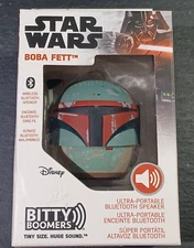 Boba Fett Star Wars Disney Bitty Boomers Bluetooth Speaker- New Free Ship JBOX-3