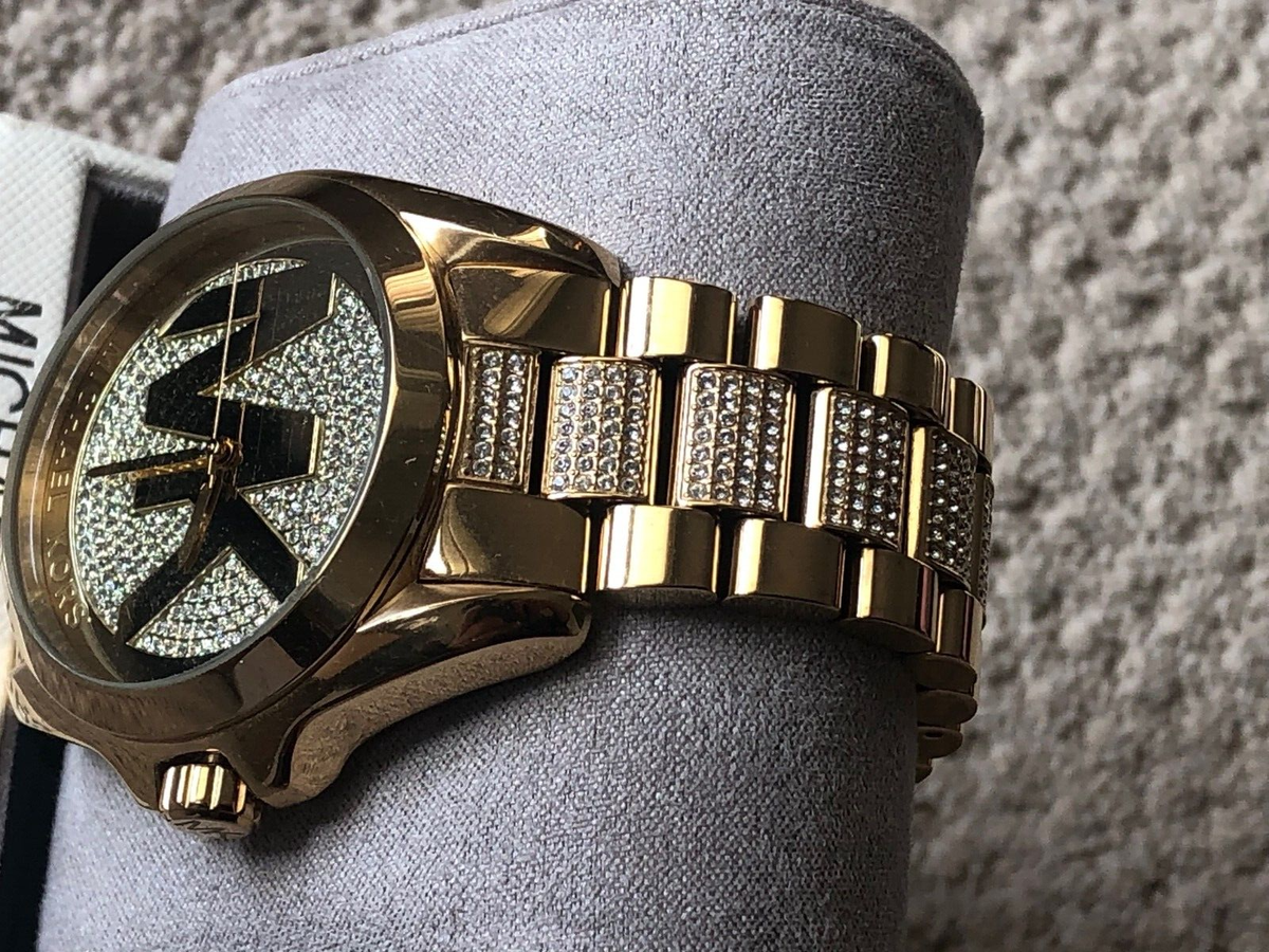 ON SALE New Michael Kors Bradshaw Pave MK6487 watch RETAIL 