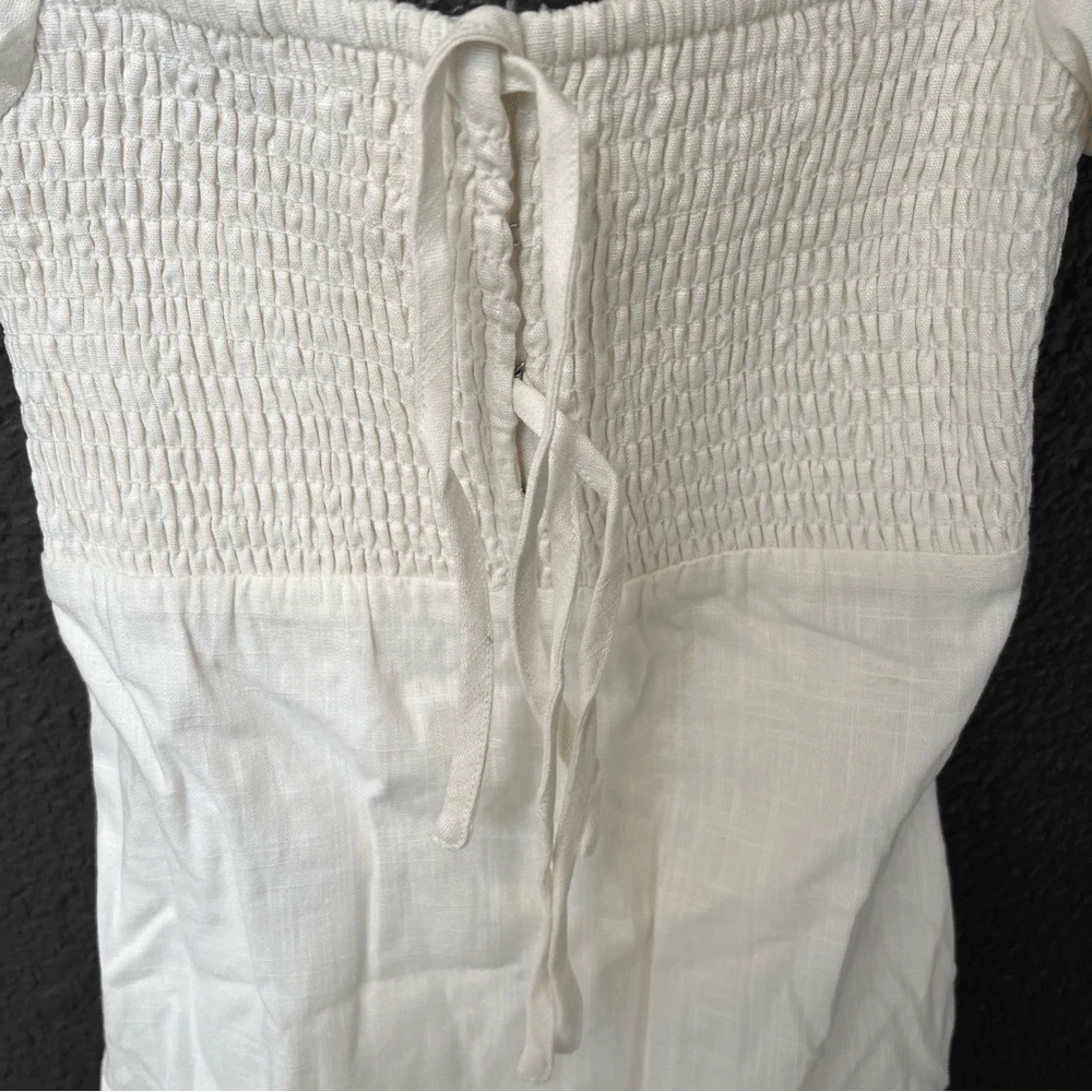 OFF WHITE Abito Nina Revolve x ASTR The Label bianco sporco nuovo senza etichette Taglia XS