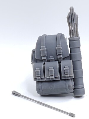 3d Printed TOMMY ARASHIKAGE VIETNAM STORM SHADOW BACKPACK 1:12 GI Joe Classified