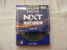 Vintage HOYA NXT Filter CIR-PL 72mm Slim Frame Mint in Package