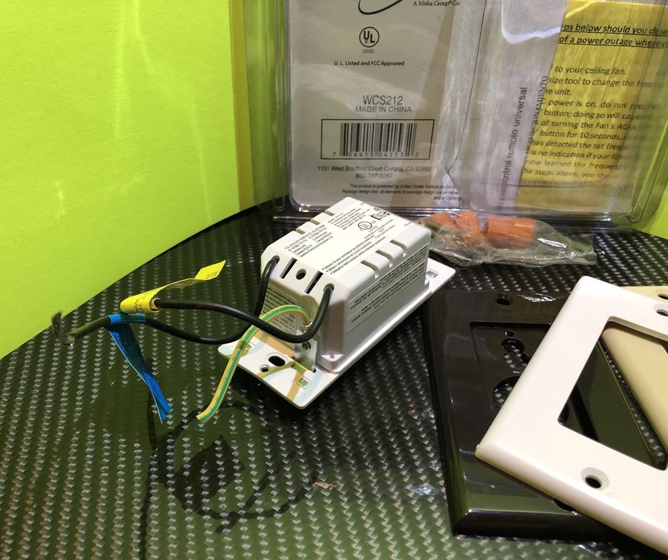 MinkaAire WCS212 sistema remoto de parede controle de parede em excelente estado usado - Imagem 4 de 4