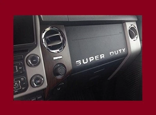 Guantera para Ford F450 Super Duty 2008-16 letra cromada insertos ABS 3MA adhesivo Foto 4 de 4