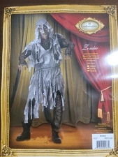 Incharacter Vtg! "Zombie" Mens Medium Highly Detailed 4 Pc Costume! New 5☆ 👀👻