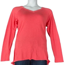 C&C California Womens Top M Pink Comfy Casual Cozy Beach Sweatshirt Athleisure