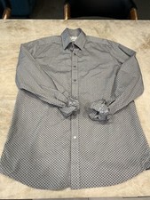 ROBERT GRAHAM Tailored Fit Long Sleeve Size L 42 / 16.5 FREE SHIPPING