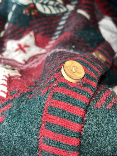 Eagle’s Eye 100% Wool Holiday Sweater 1996 Sz M - Picture 4 of 4