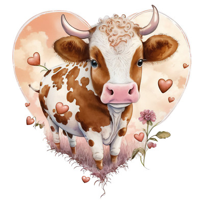 XXXL 30X30 cm car sticker sticker cow sticker