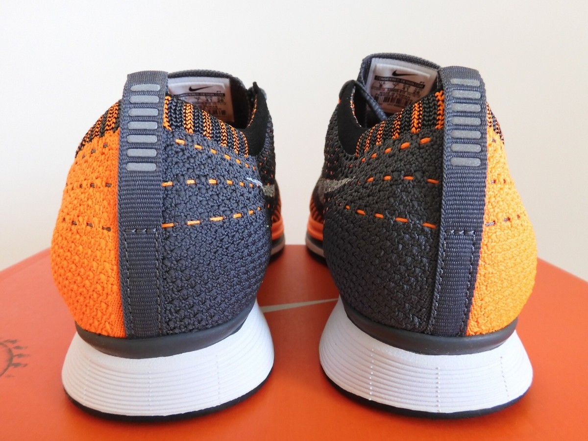 Size 8 - Nike Flyknit Racer Total Orange for sale online | eBay