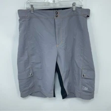 Cycling Baggy Shorts Nishiki Mens Size Large Gray Padded