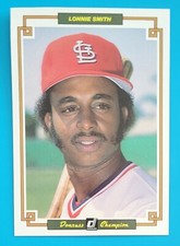 1984 Donruss Champion #23 Lonnie Smith St. Louis Cardinals Jumbo Baseball Card 
