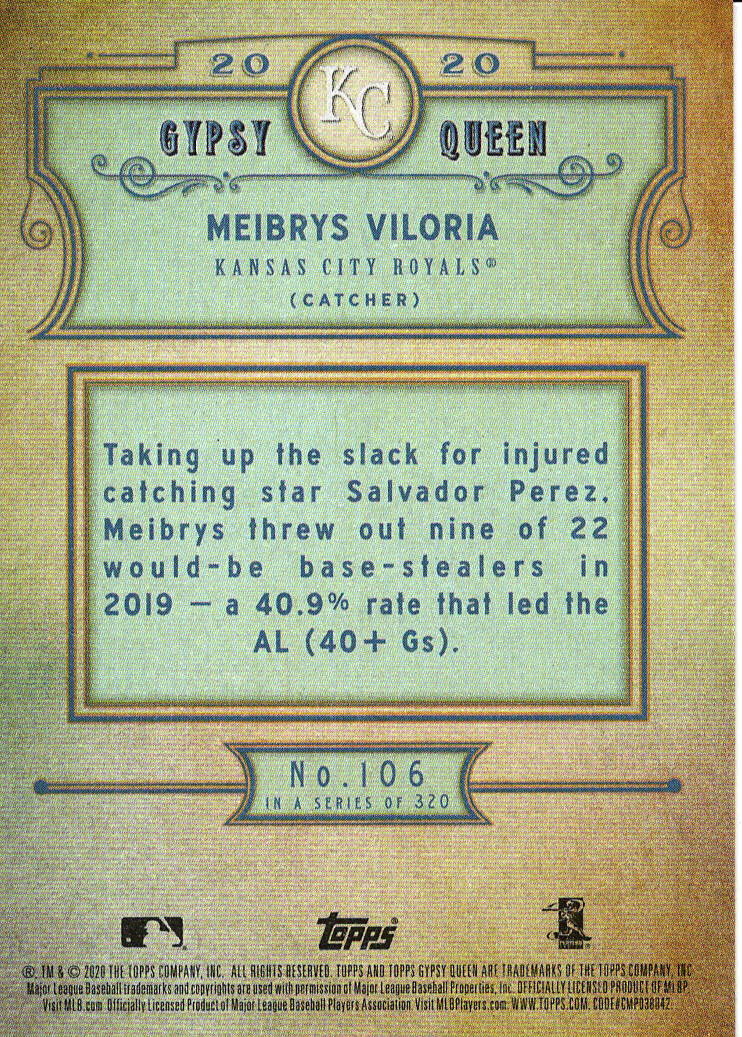 2020 Topps Gypsy Queen Baseball Base Set (YOU PICK) - Picture 60 of 142