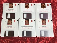 Central Point Software Mac Tools Deluxe 3.5  Floppy Disks Apple Macintosh Ver. 1