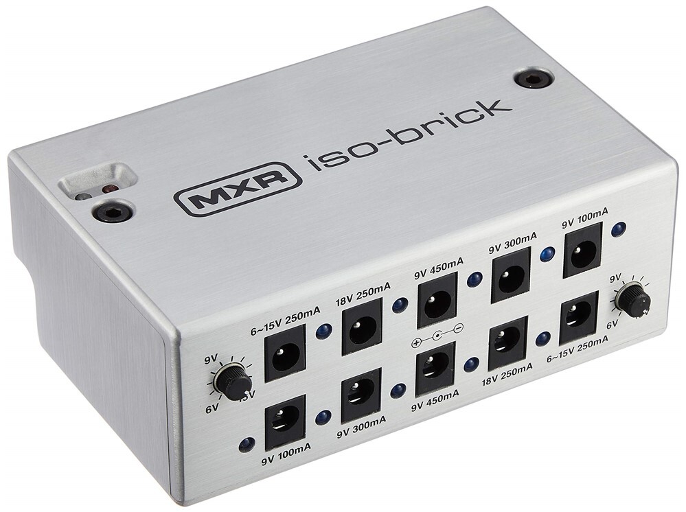 MXR iso-brick M-238 パワーサプライ NEW MXR Iso-Brick 10-output Isolated Guitar Pedal Power