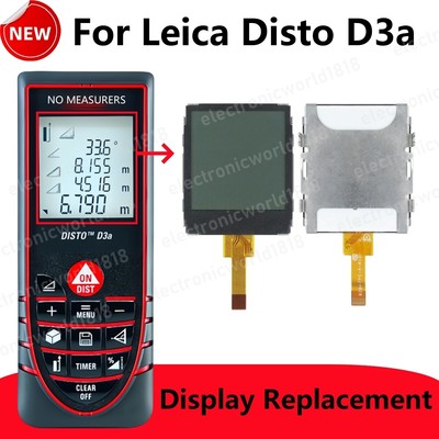 Display For Leica DISTO D3a Electronic Distance Measurer LCD Screen Replace NEU
