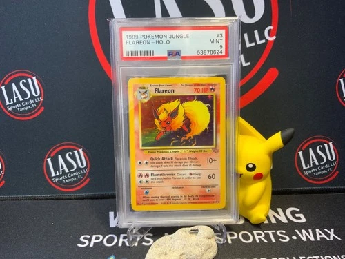 1999 Pokemon Jungle #3 Flareon-Holo PSA 9