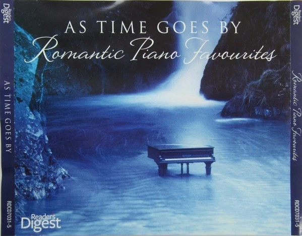 CD x5 AS TIME GOES BY - ROMANTIC PIANO FAVOURITES NEW AND SEALED JEWEL CASE NEW!